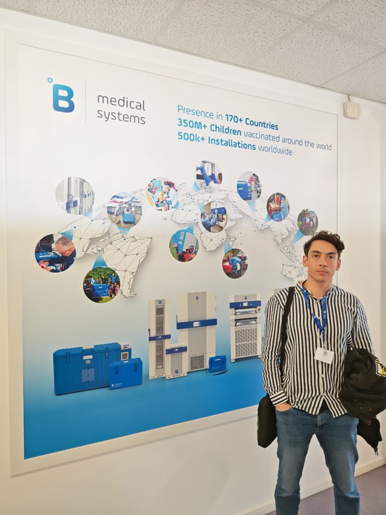 Présentation de la présence internationale de B Medical Systems et de ses équipements